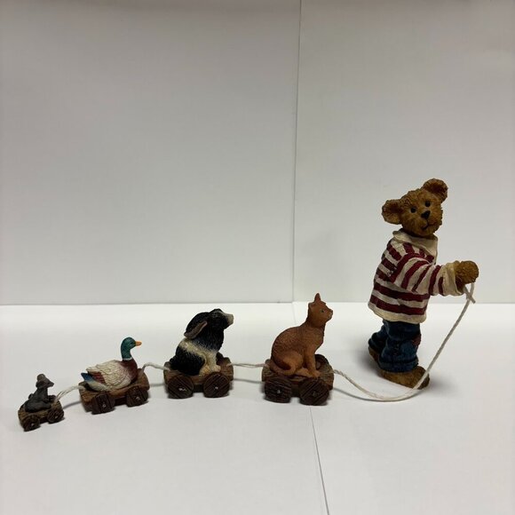 Boyds Bears Other - Boyds Bear Bearstone Arnie Walkins & Friends Follow The Leader Figurine 4020910